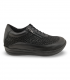 Cutillas 50754 negro. Zapato negro con cordones y cremallera. Sujeción y confort diario