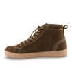 Bota verde serraje con suela clara Natural World 8458 mujer