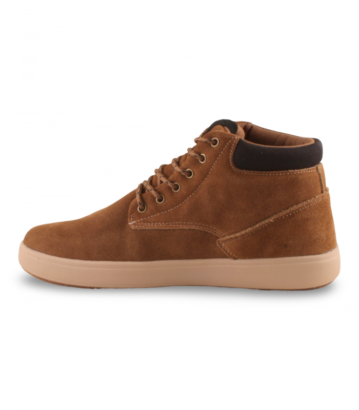 Bota media cuero serraje versátil Natural World 8457 hombre