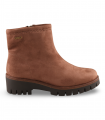 Khloe Marin 9050M taupe. Bota impermeable de licra color taupe, ligera y funcional para invierno
