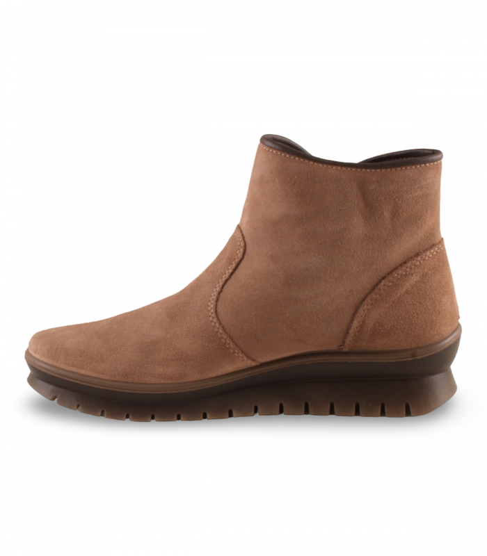IGI&CO 8658677. Botín marrón en serraje con Gore-Tex y suela dentada para invierno