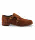 Luis Gonzalo Basket Date 4817M cuero. Zapato doble hebilla en serraje cuero, elegante y versátil