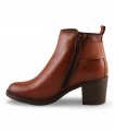 Kaola 8820 cuero. Botín cuero con hebilla lateral y caña media. Perfecto para entretiempo con estilo