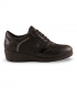 Cutillas 60351 negro. Deportivo negro con cordones y suela ligera. Ideal para jornadas largas