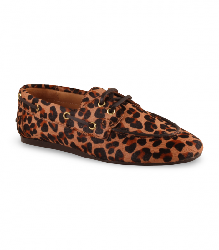 Mocasín leopardo beige Castellano AIKO-84897