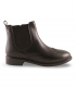 Sams S1500-5 negro. Botín negro con pala picada y cierre Chelsea, ideal para looks elegantes o informales
