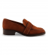Nature Venecia Sigaro 25452. Mocasín cuero con antifaz, acabado artesanal y diseño elegante para oficina o diario