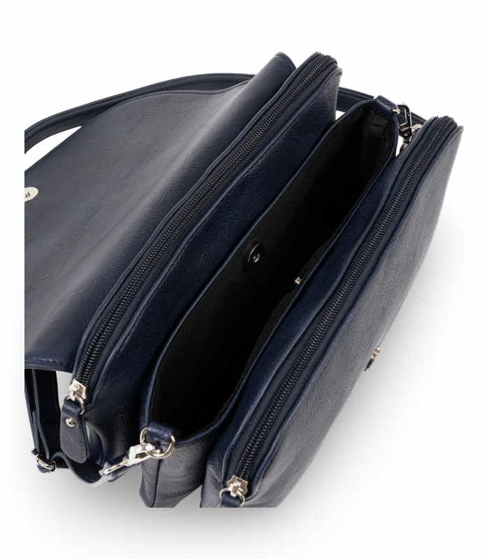 Bandolera azul marino con solapa Matties 0002019169, clásica y combinable