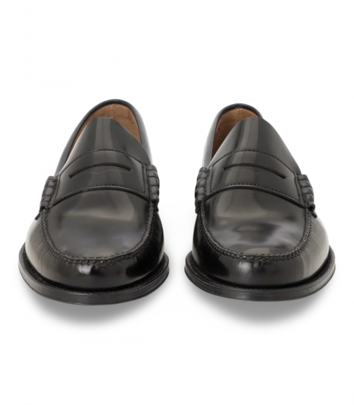 Mocasín castellano negro clásico Castellano de Madrid 800, vestir