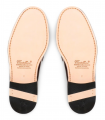 Mocasín burdeos clásico de piel Castellano de Madrid 800, elegante y con carácter