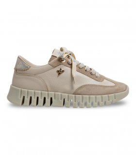 Deportivo urbano en ante beige Cetti 1381, moderno y confortable