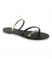 Sandalia negra con metalizado Nicolas Lainas 927 T