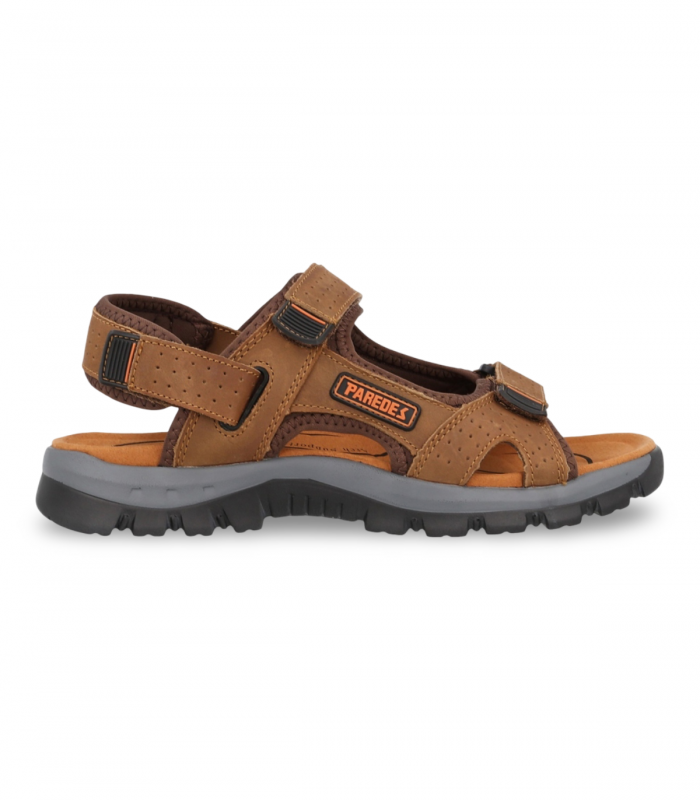 Sandalia caballero cuero velcro Paredes WP22172
