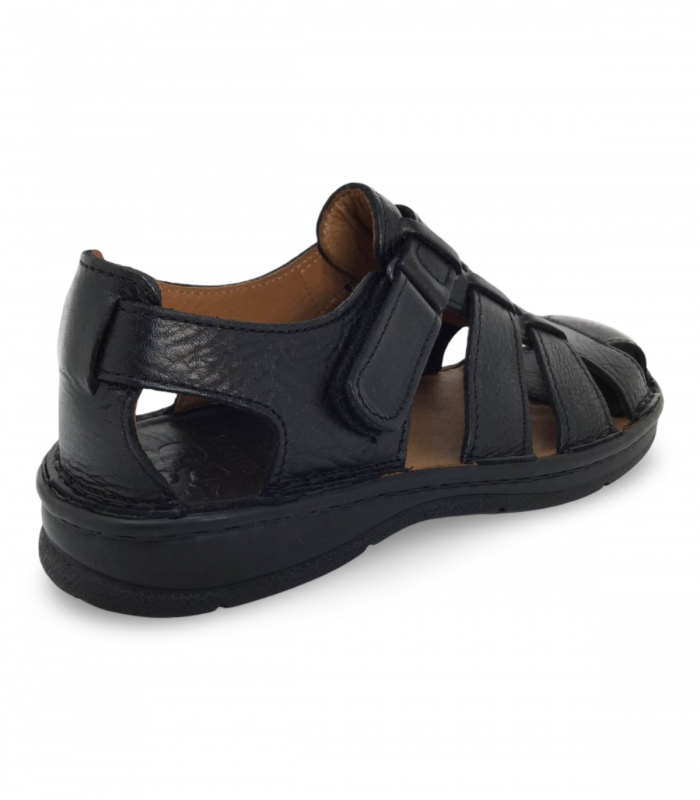 Sandalia caballero negra velcro Route 83 5800