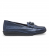 Mocasín azul marino de mujer 24 Horas 26456, elegante y cómodo para diario