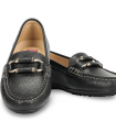 Mocasín negro clásico Fluchos F2156