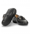 Mocasín negro clásico Fluchos F2156