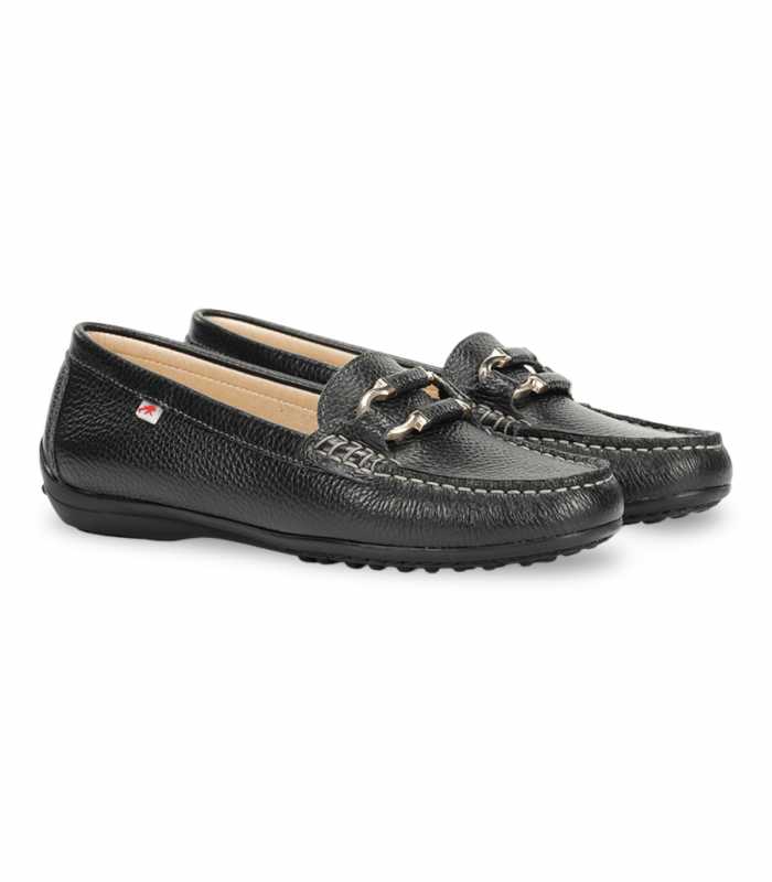 Mocasín negro clásico Fluchos F2156