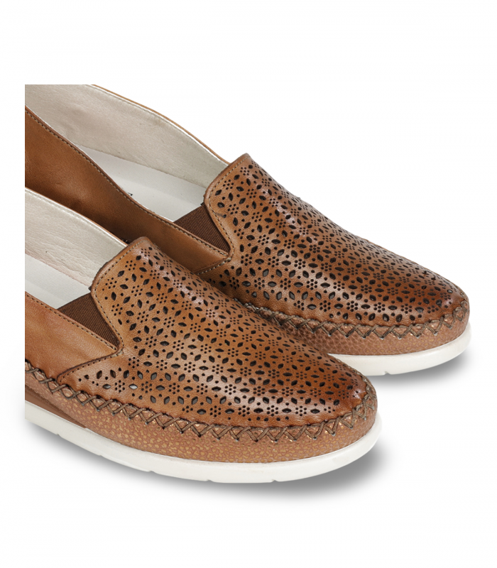 Zapato calado sin cordones Fluchos F2144, transpirable