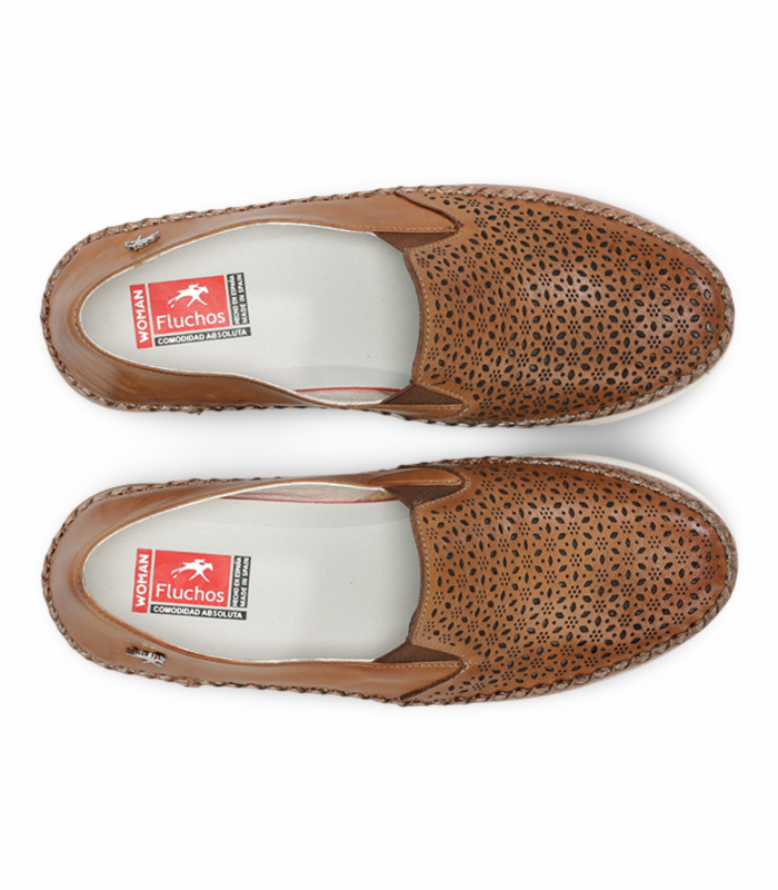 Zapato calado sin cordones Fluchos F2144, transpirable