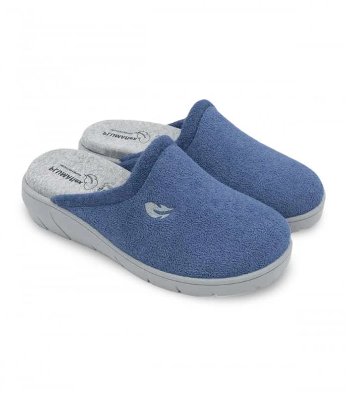 Zapatilla plumaflex en color azul