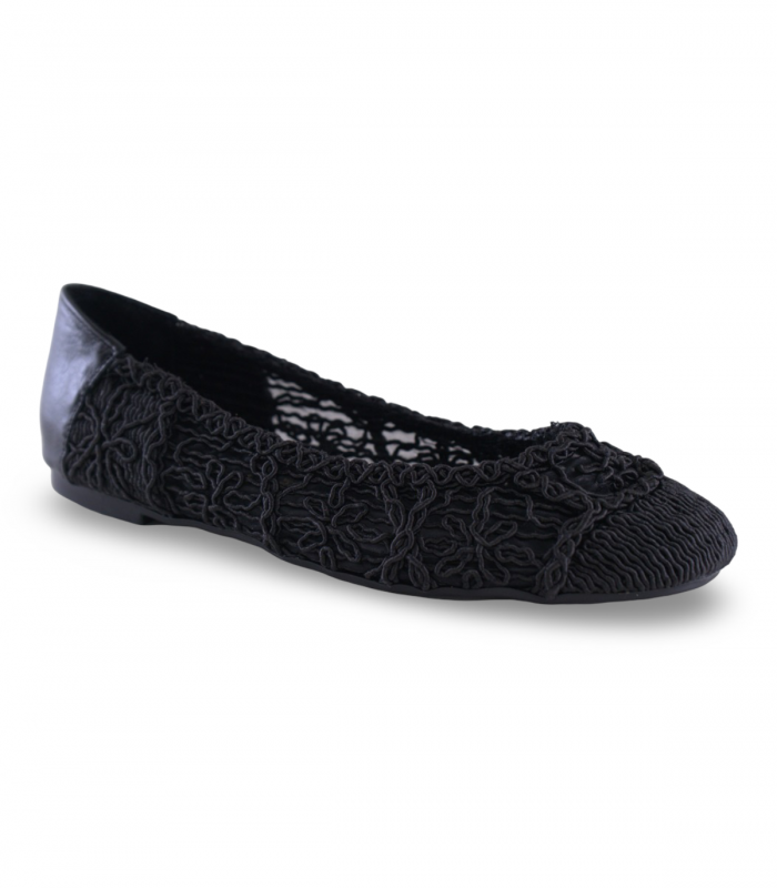 Francesita negra textil Shaddy 100251109, versátil