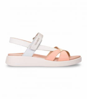 Sandalia multicolor con velcro Wonders C6552