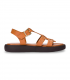 Sandalia cuero con tachas moderna Wonders AB1567