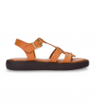 Sandalia cuero con tachas moderna Wonders AB1567