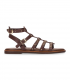 Sandalia romana castaño con tachas Wonders AB1554M