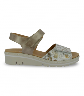 Sandalia beige cuña ligera Doctor Cutillas 36148