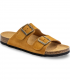 Sandalia bio cuero dos hebillas Natural World 7047, fresca