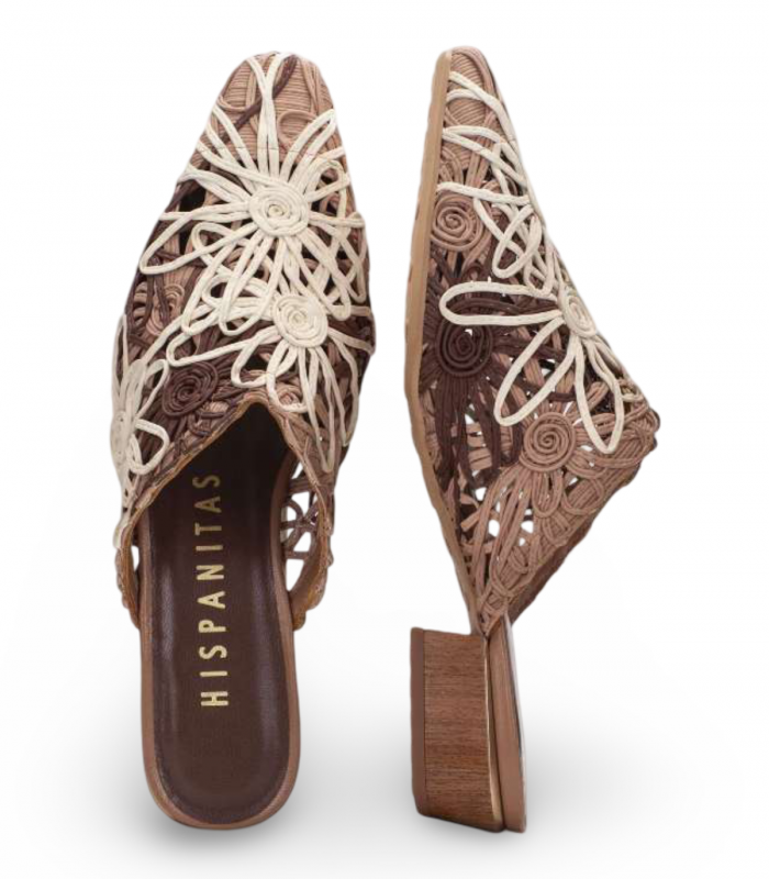 Zueco floral destalonado ligero Hispanitas HV264840