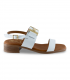 Sandalia blanca tacón medio Oh My Sandals 5892