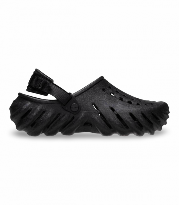 Zueco deportivo negro voluminoso Crocs Echo Clog 207937