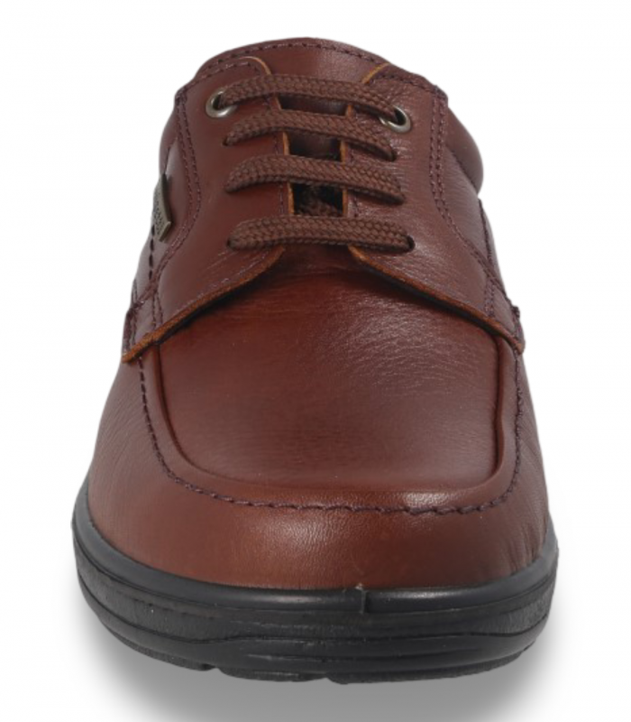 Zapato clásico cognac en piel Luisetti 20401