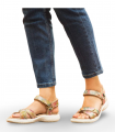 Sandalia tropical velcro acolchada Panama Jack Noja