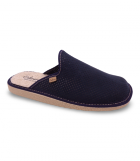 zapatilla microperforada en azul marino
