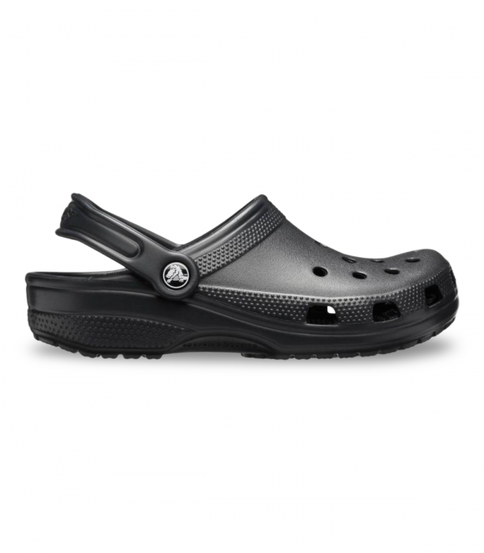 Zueco clásico negro con correa trasera Crocs Classic 10001