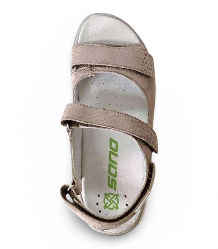 Sandalia bronce confort con plantilla Mephisto Norine