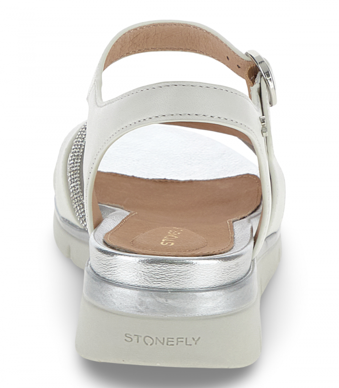 Sandalia blanca cuña elegante Stonefly Elody 25