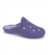 zapatilla de color azul marino toalla