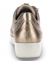 Deportivo plomo metalizado con cremallera Stonefly Paseo IV, elegante