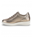Deportivo plomo metalizado con cremallera Stonefly Paseo IV, elegante