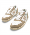 Deportivo taupe y blanco Mustang 60840, casual