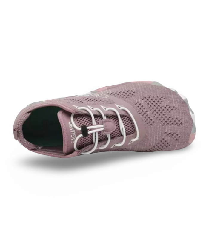 Deportivo barefoot malva elástico Saguaro Smart II, cómodo
