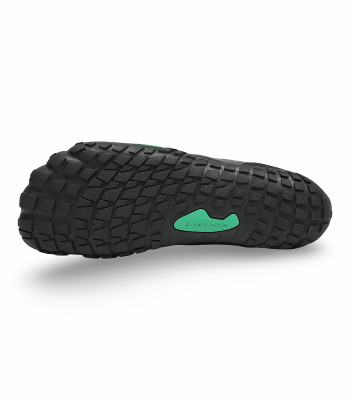 Deportivo barefoot negro caballero Saguaro Vitality III, flexible