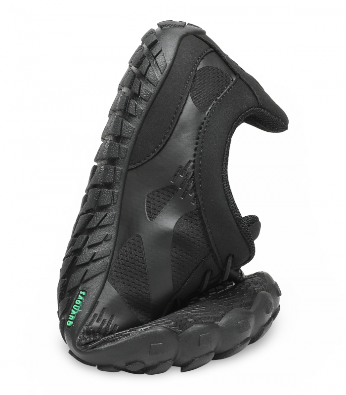 Deportivo barefoot negro caballero Saguaro Vitality III, flexible