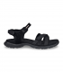 Sandalia negra velcros piel Ecco 853303