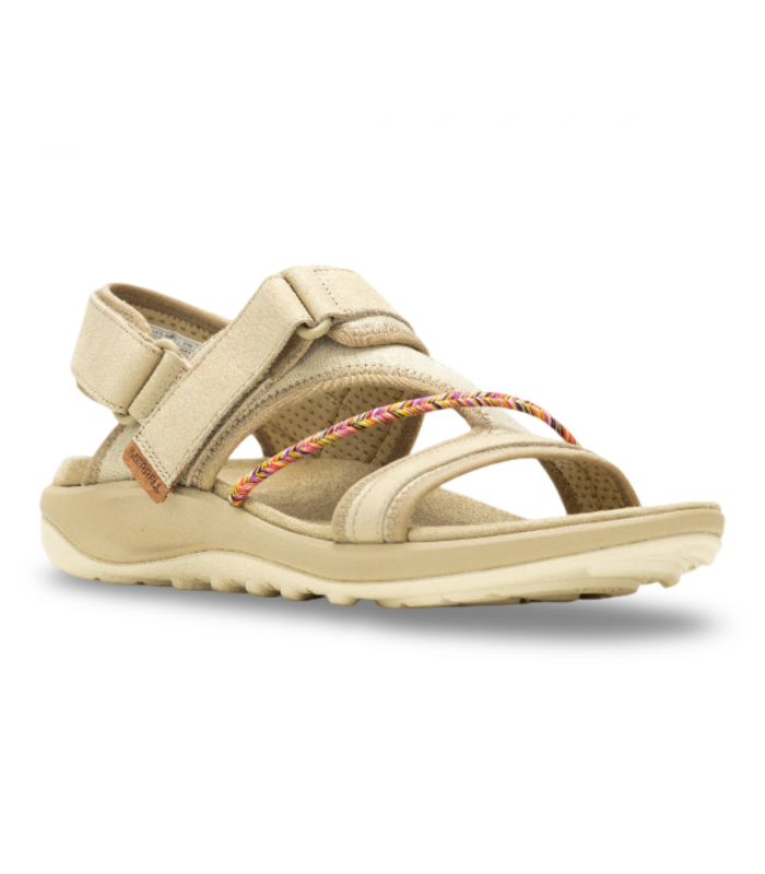 Sandalia trekking ligera beige Merrell Terran 4, cómoda